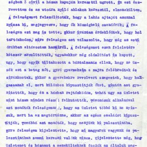 Részlet Spitzer Endre bejelentéséből a PIH Jogsegítő Irodáján- 1920. június 2. (Forrás: MZSL)
